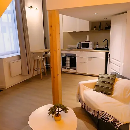 Apartment En Mezzanine, Metro Et Rue Calme *